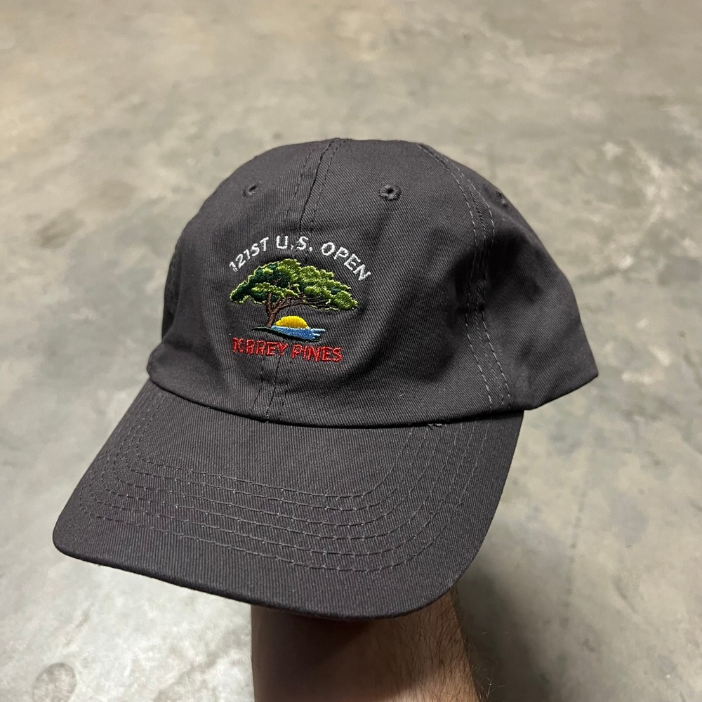 USGA 121st U.S. Open Torrey Pines Member Hat Grey Adjustable Golf Cap